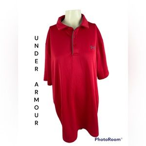 Men’s under armour heat gear polo💫